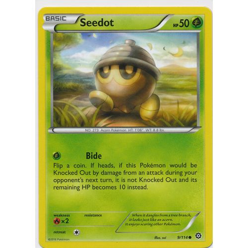 Pokemon XY Steam Siege 9/114 Seedot