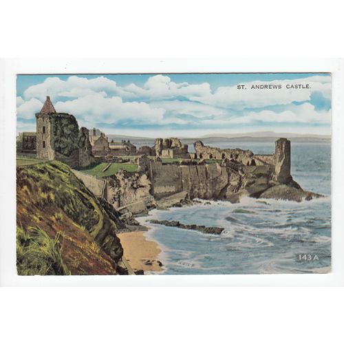 St Andrews Castle Fife Postcard 143A
