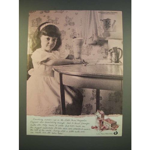 1990 America's Dairy Farmers Ad - Finishing runner-up in the Pageant