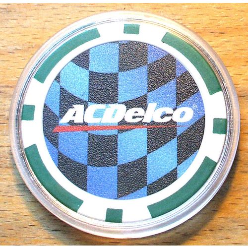 AC DELCO RACING Poker Chip Golf Ball Marker - Green