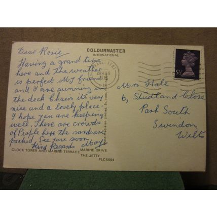 multiview, MARGATE, KENT used postcard Colourmaster 1975 pm =