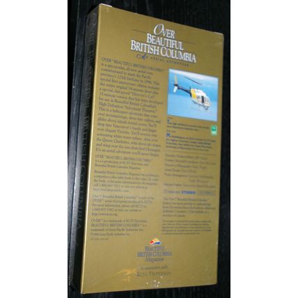 Over Beautiful British Columbia New/MIP VHS Anniversary Ltd Ed. Directors Cut