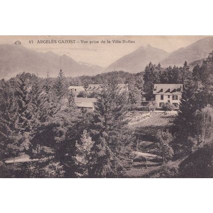 Les Hautes Pyrenees Argeles Gazost Vue Generale Prise Ville Duffau Postcard