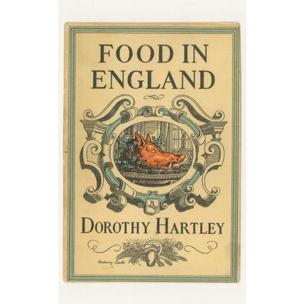 Food In England Dorothy Hartley 1954 Book Postcard