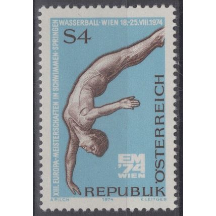 ZAYIX - Austria 999 MNH Sports Swimming Diver 071422S15