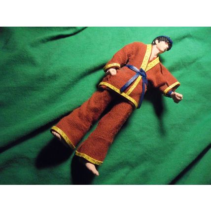 Custom Made MASTER OF KUNG FU Model Kit w/ Real Clothes! $25.00 obo!