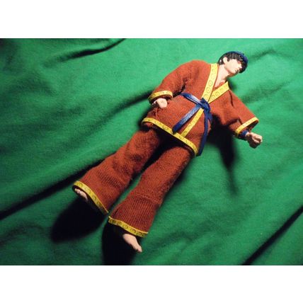 Custom Made MASTER OF KUNG FU Model Kit w/ Real Clothes! $25.00 obo!