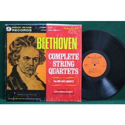 Fine Arts String Qt. - Beethoven: Complete String Quartets - 9-LP - S 3455 - NM