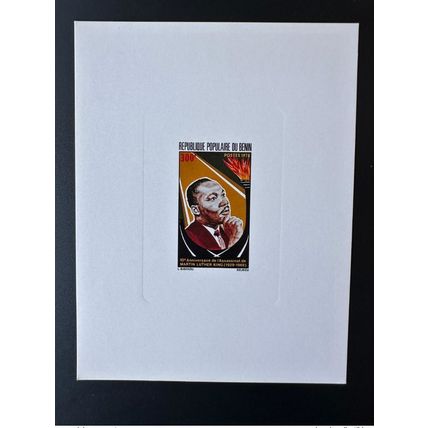Benin 1978 Mi. 150 Epreuve De Luxe Martin Luther King 10 Ans Murder 1929 - 1968