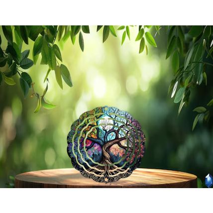 Tree of Life 3 inch Wind Spinner Gift Birthday Christmas Decor Bedroom