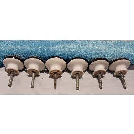 Cabinet Knobs With Cowboy and Horse Scene Horse (Six)