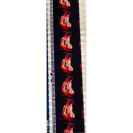 Jimi Hendrex. Pk MTP - C061i . 1 STRIP OF 5 - 35MM FILM CELLS. A very rare strip