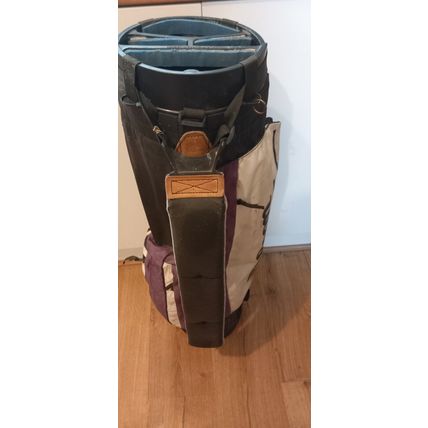 Vintage Wilson Pencil Sunday Carry Golf Bag Purple White