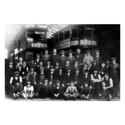 pu1426 - Tram Staff , Doncaster , Yorkshire - print 6x4