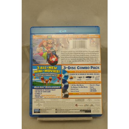 Dr. Seuss’ The Lorax + 3 Mini-Movies 2012 3D Blu-Ray DVD