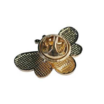 Bee Pin Badge Butterfly Clip Cartoon Style Insect 2.2cm x 1.3cm Lapel BA68