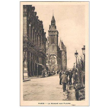 75 - Paris - le marché aux fleurs