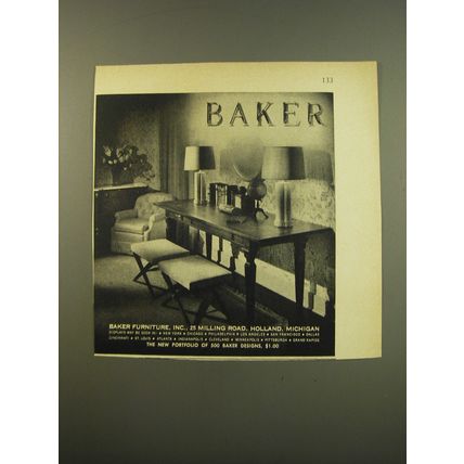 1961 Baker Furniture Advertisement