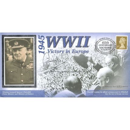 Lord Carrington WW2 Victory In Europe Ultimate Benham Hand Signed FDC