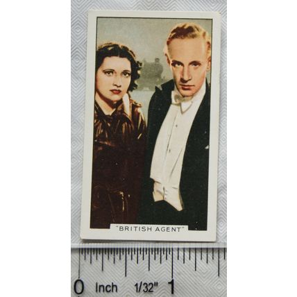 1935 Gallaher's Film Scenes No. 42 British Agent
