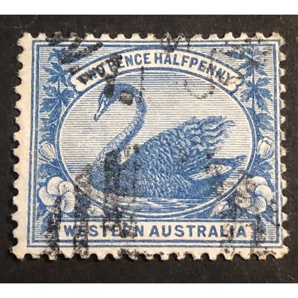 AUSTRALIAN STATES..-western australia SG 114 USED 2-1/2d