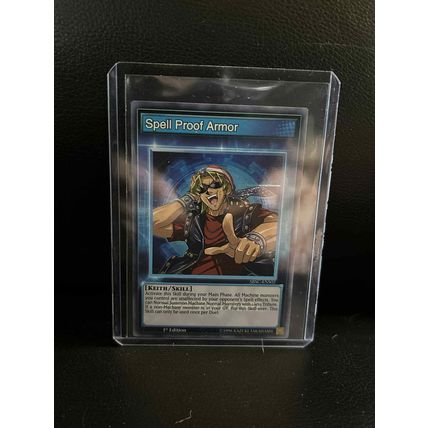 Spell Proof Armor - SBSC-ENS02 - Super Rare - 1st Edition Speed Duel - Scars of