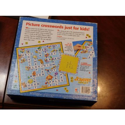 Scrabble Junior (1999 edition) replacement pieces parts - original box