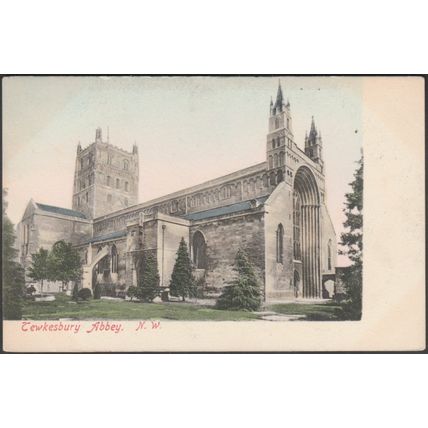 North West, Tewkesbury Abbey, Gloucestershire, c.1905 - Frith's Postcard
