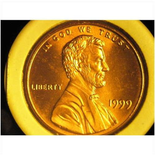 1999 Lincoln Memorial Cent (APP. MS66+) FREE SHIPPING