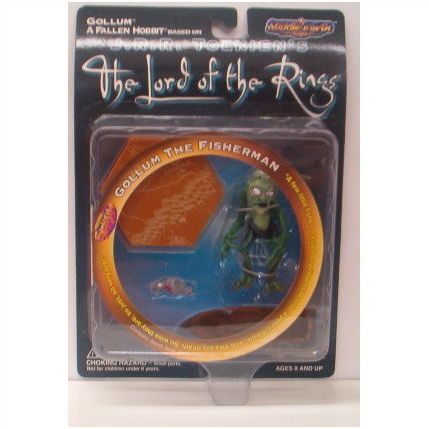 LORD OF THE RINGS ' MIDDLE EARTH ' GOLLUM THE FISHERMAN action figure