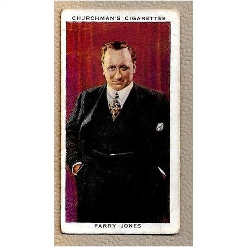 1938 CHURCHMAN Cigarette card IN TOWN TONIGHT card 24 Parry Jones