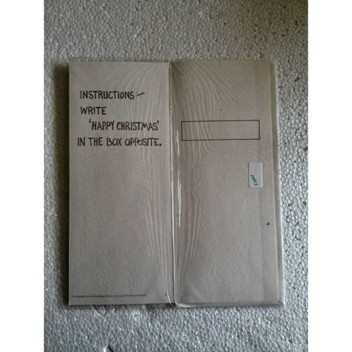 This is a D.I.Y CHRISTMAS CARD ** L@@K CLEARANCE SALE