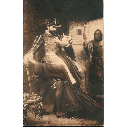 Antique GB Postcard 1910 - Mercy - Saint Bartholomew by Sir John Millais, P.R.A.