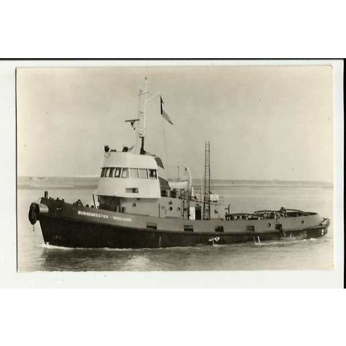 Union de Remorque & de Sauvetage MV BURGEMEESTER VANDAMME Postcard (862)