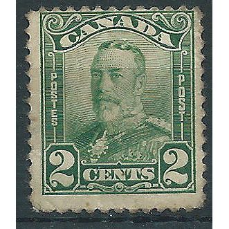 Canada 1928 SG276 2c Green (grubby) Mounted Mint . . ..