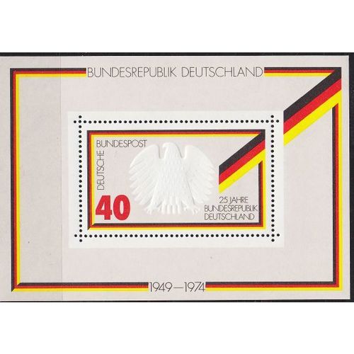 GERMANY BUND [1974] MiNr 0807 Block 10 ( **/mnh )