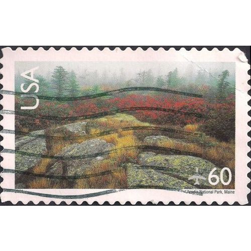 USA, Acadia National Park, Maine, brown 2001, 60c