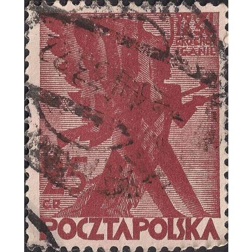 POLAND, 100 yrs November Uprising 1830, brown 1930, 25 Gr, #2