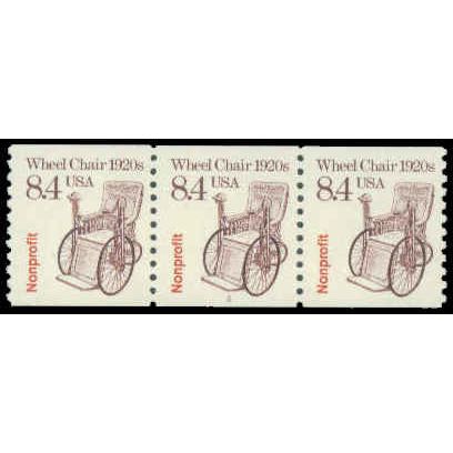 2256 8.4c Wheel Chair Fine MNH Dry Gum PNC 2/3 R0187