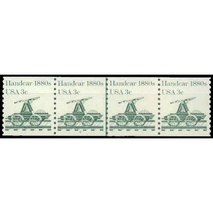 1898 3c Handcar Fine MNH Dry Gum PNC 2/4 G0019