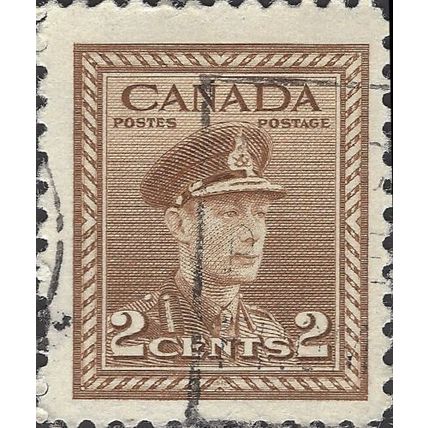 CANADA, King George VI Army uniform, brown 1942, 2c