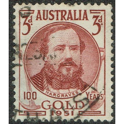 Australia 1951 Centenaries 3d Maroon SG245 FU