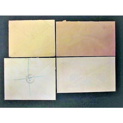 4 X KING GEORGE VI POSTALLY USED COVERS INCLUDING 2 FIRST DAY COVERS #00845