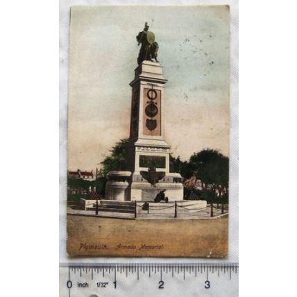 1905 postcard Armada Memorial, Plymouth