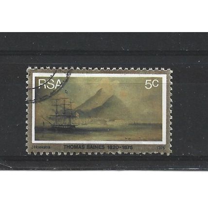 SouthAfrica.SG379 5c "Dutch East Indiaman,Table Bay".Fine Used.Sep25d