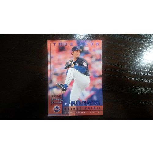 1998 Leaf Rookies & Stars True Blue Card # 230 Masato Yoshii Ex (5) N. Y. Mets