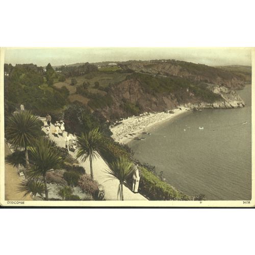 Vintage GB PC c1940's - Oddicombe, Torquay, Devon