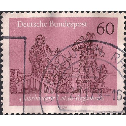 GERMANY, Pilot Regulations, pink 1979, 60 Pfennig