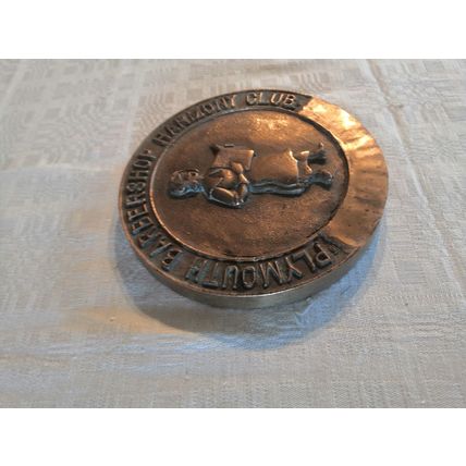 Vintage, Plymouth Barbershop Harmony Club, Solid Brass Plaques/Sign -Choir/Music