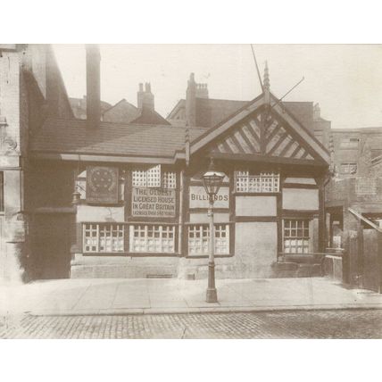 Seven Stars Withy Grove Manchester Billiards Snooker Postcard